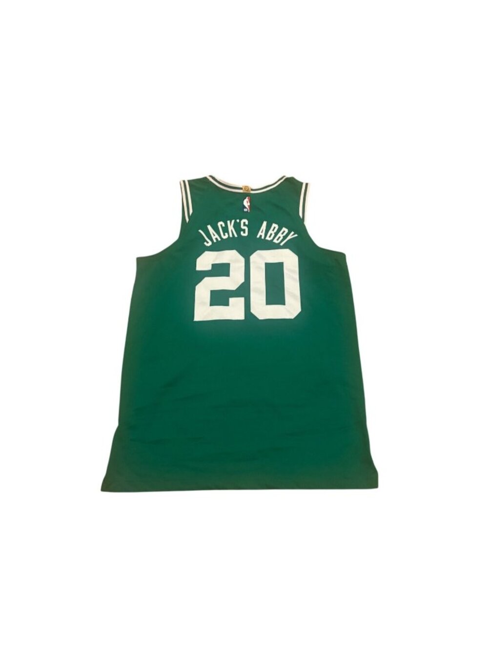 Rare Nike Vaporknit Boston Celtics Jack's Abby Brewery Promo NBA Jersey 48